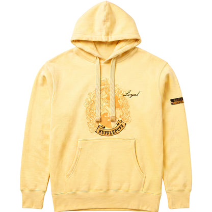 HARRY POTTER - STEMMA DI HUFFLEPUFF - Felpa con cappuccio gialla