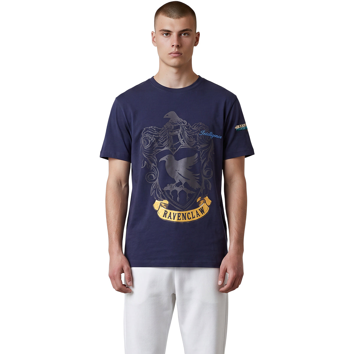 HARRY POTTER - EMBLEMA DI CORVINTO - Maglietta blu scuro