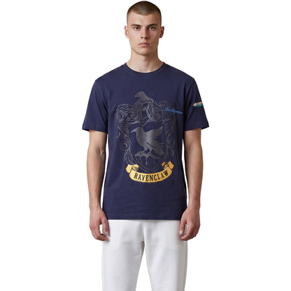HARRY POTTER - EMBLEMA DI CORVINTO - Maglietta blu scuro