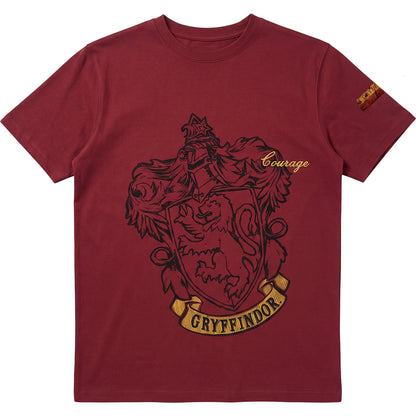 HARRY POTTER - STEMMA DI GRIFONDOR - Maglietta marrone scuro