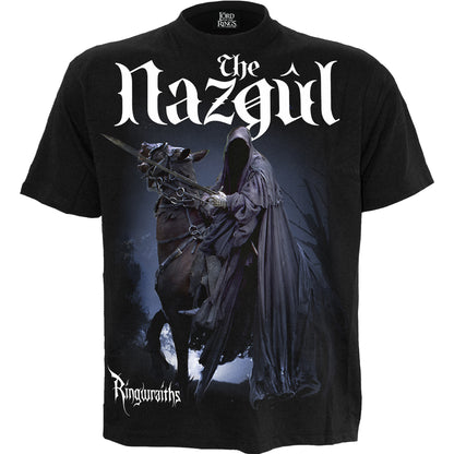 LOTR - THE NAZGUL - RINGWRAITHS - Maglietta con stampa frontale nera