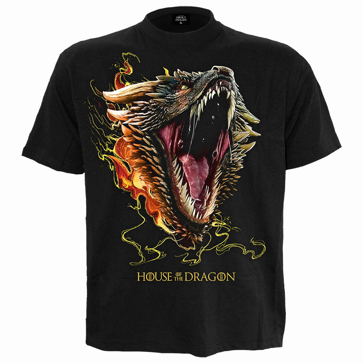 HOD 2 - DROGON - Front Print T-Shirt Black