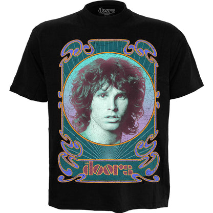 THE DOORS - NOUVEAU MORRISON - Maglietta con stampa frontale nera