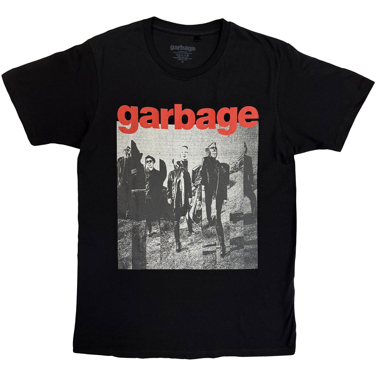 GARBAGE - PHOTO SEGMENTS - T-Shirt Black