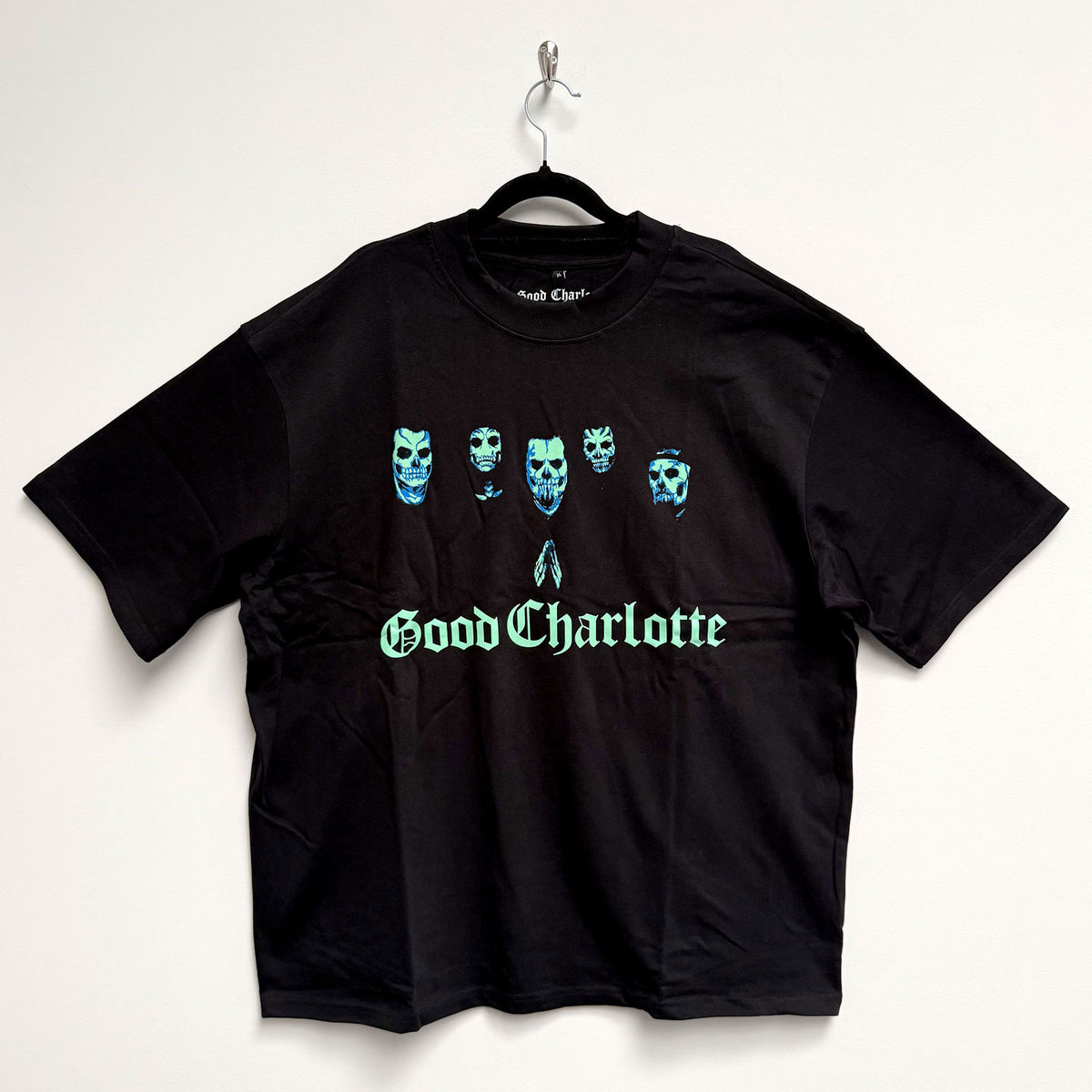 GOOD CHARLOTTE - GENERATION RX SKULLS - Oversized Boxy T-Shirt Black