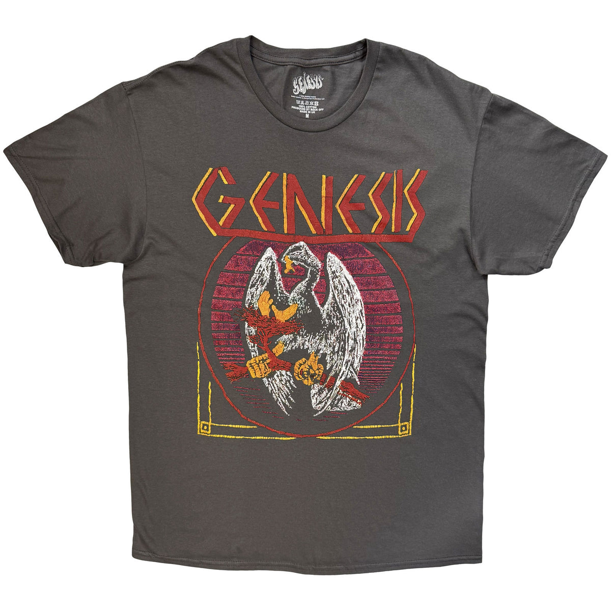 GENESIS - VINTAGE BIRD - T-Shirt Charcoal Grey