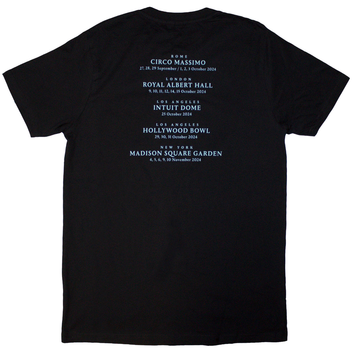 DAVID GILMOUR - LUCK & STRANGE ROME - T-Shirt Black