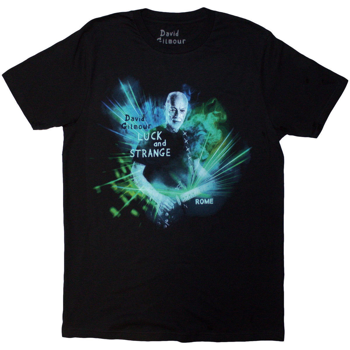 DAVID GILMOUR - LUCK & STRANGE ROME - T-Shirt Black