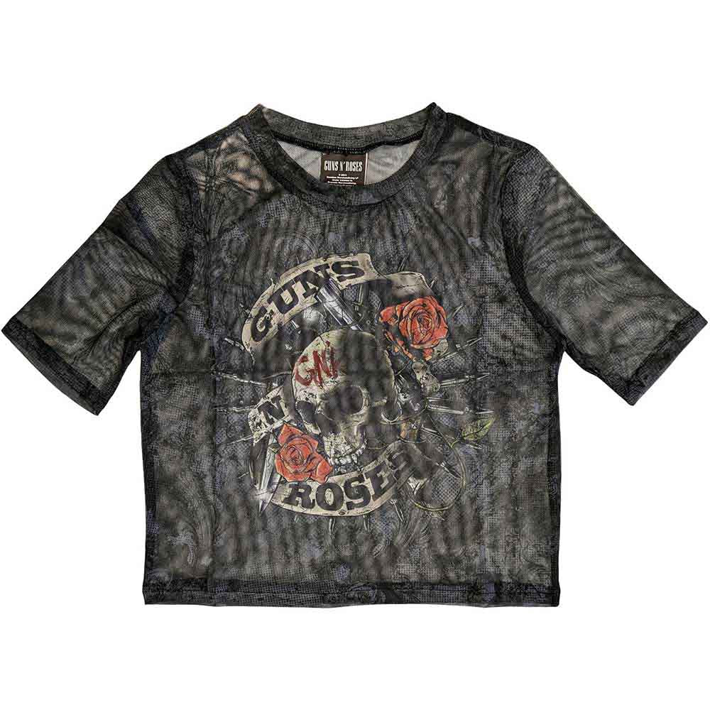 GUNS N' ROSES - FIREPOWER - Ladies Crop Top Black