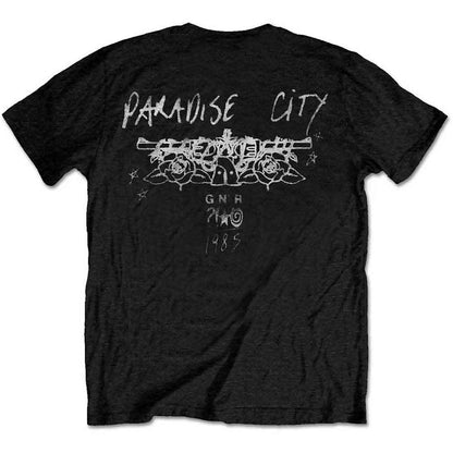 GUNS N' ROSES - PARADISE CITY STARS - T-Shirt Black