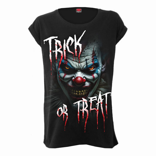 TRICK OR TREAT - Maglietta con maniche risvoltate e allentata