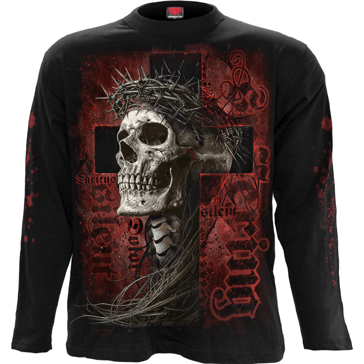 SILENT SUFFERING - Longsleeve T-Shirt Black