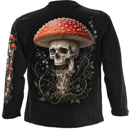 SHROOMS - Maglietta a maniche lunghe nera