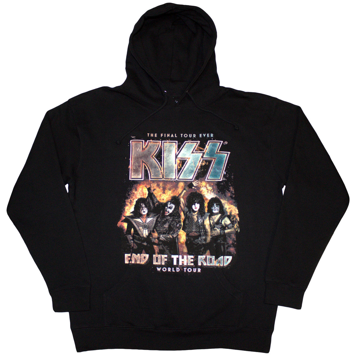 KISS - END OF THE ROAD FINAL TOUR - Pullover Hoodie Black