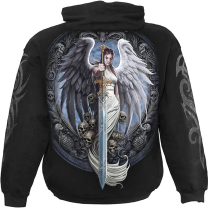 ANGEL SWORD - Felpa con cappuccio nera