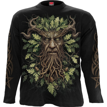 WOODLAND KING - Maglietta a maniche lunghe nera