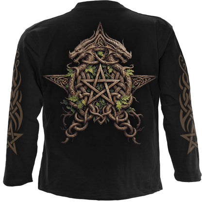 WOODLAND KING - Maglietta a maniche lunghe nera