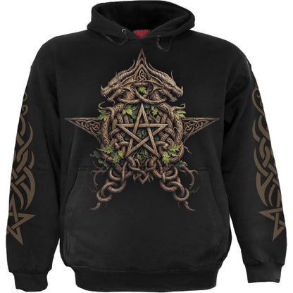 WOODLAND KING - Felpa con cappuccio nera