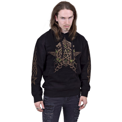 WOODLAND KING - Felpa con cappuccio nera