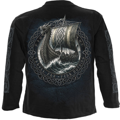 VIKING NORSEMAN - Maglietta a maniche lunghe nera