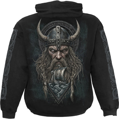 VIKING NORSEMAN - Felpa con cappuccio nera