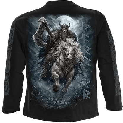 VIKING RAMPAGE - Maglietta a maniche lunghe nera