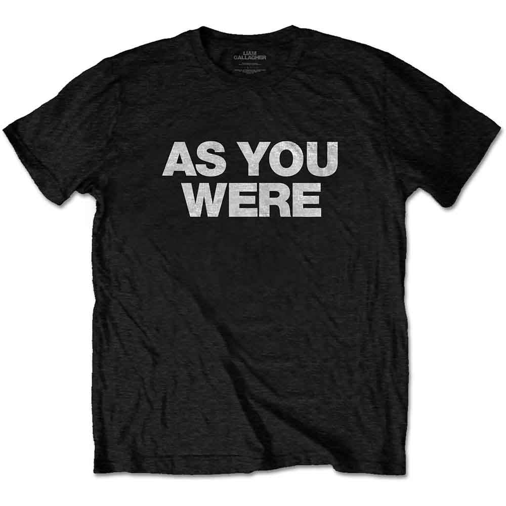 LIAM GALLAGHER - AS YOU WERE - T-Shirt Black