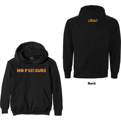 LOGIC - NO PRESSURE GRADIENT - Pullover Hoodie Black