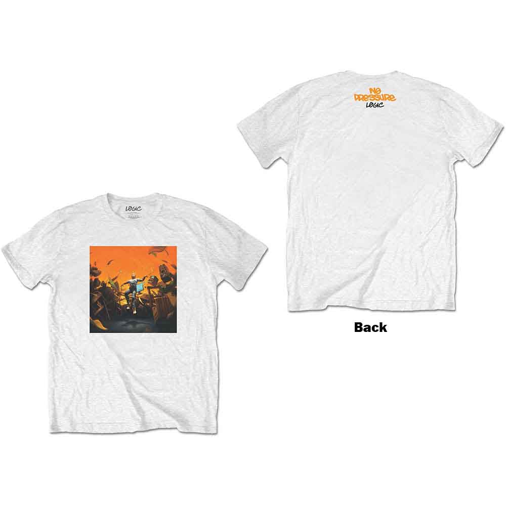 LOGIC - NO PRESSURE - T-Shirt White