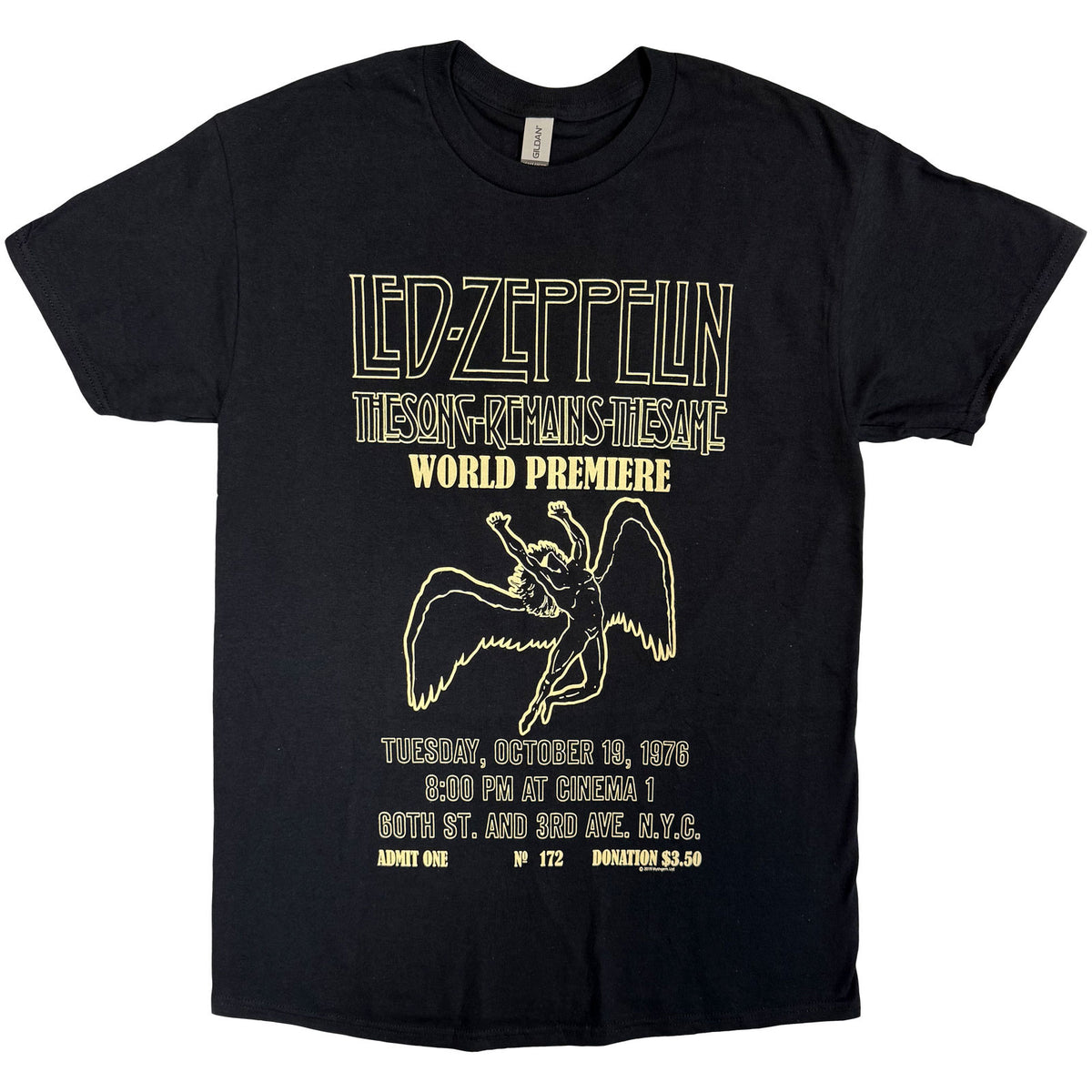 LED ZEPPELIN - TSRTS WORLD PREMIER - T-Shirt Black