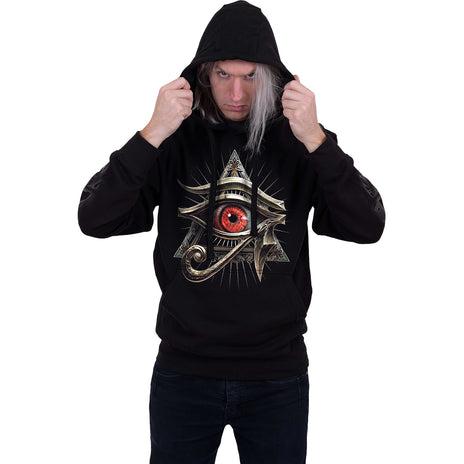 EVIL - Felpa con cappuccio nera