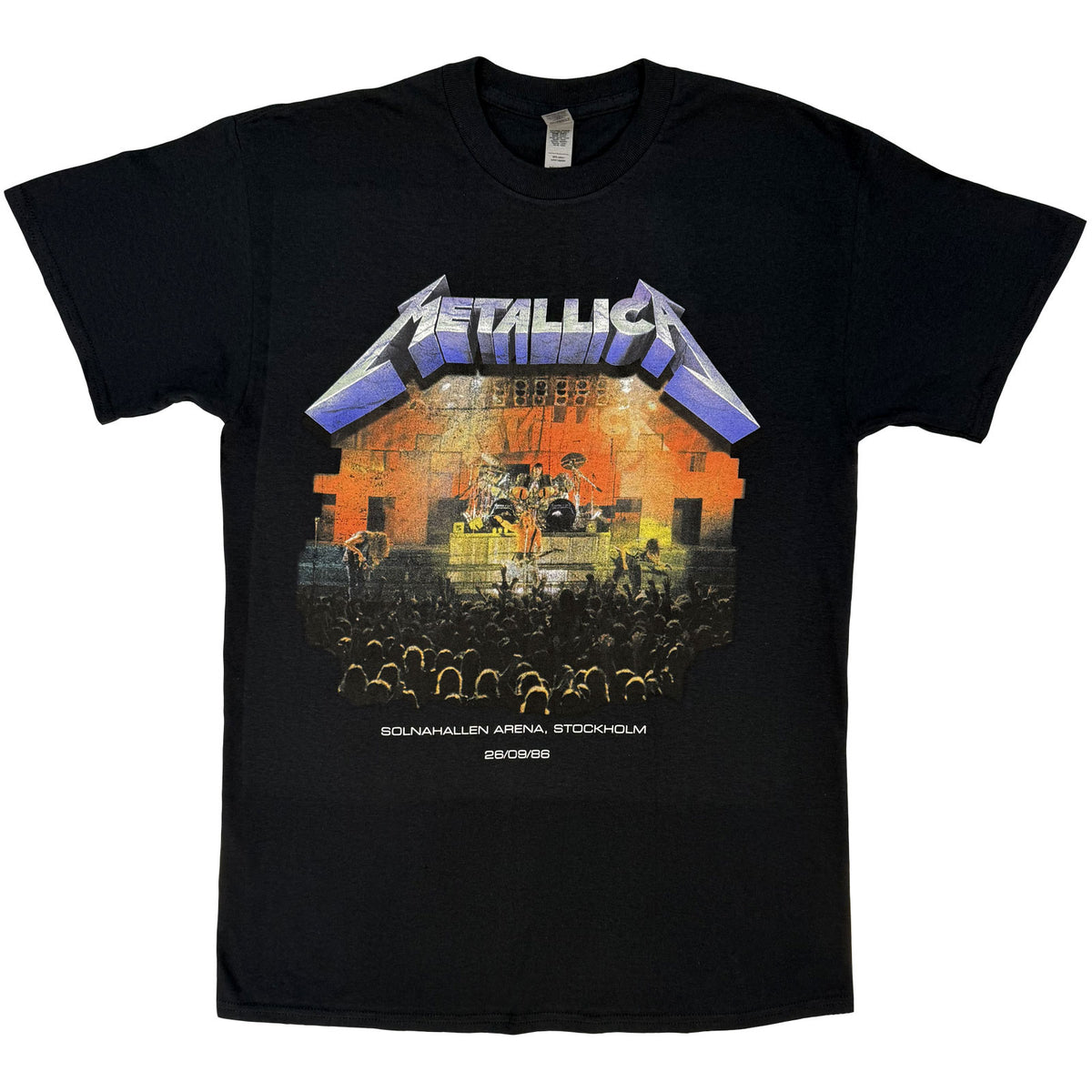 METALLICA - STOCKHOLM '86. - T-Shirt Black