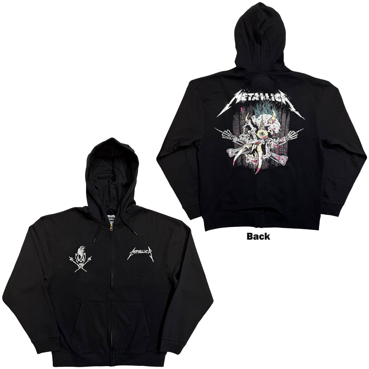 METALLICA - SCARY GUY - Zipped Hoodie Black