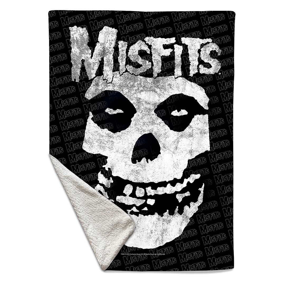 Rocksax Misfits Sherpa Fleece Blanket - Fiend
