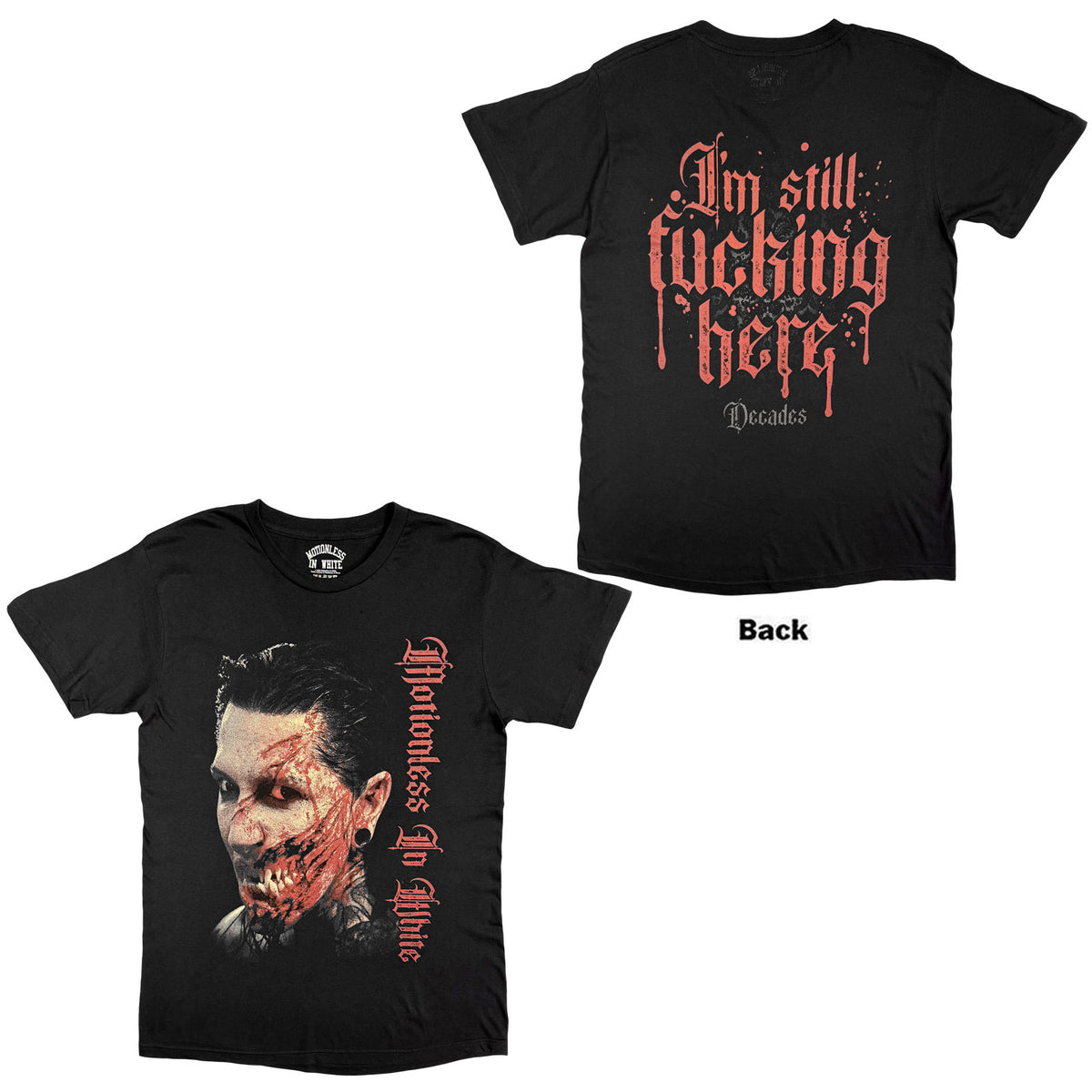MOTIONLESS IN WHITE - DECADES - T-Shirt Black