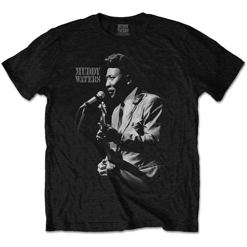 MUDDY WATERS - MUDDY LIVE - T-Shirt Black