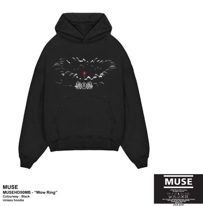 MUSE - WOW RING - Pullover Hoodie Black