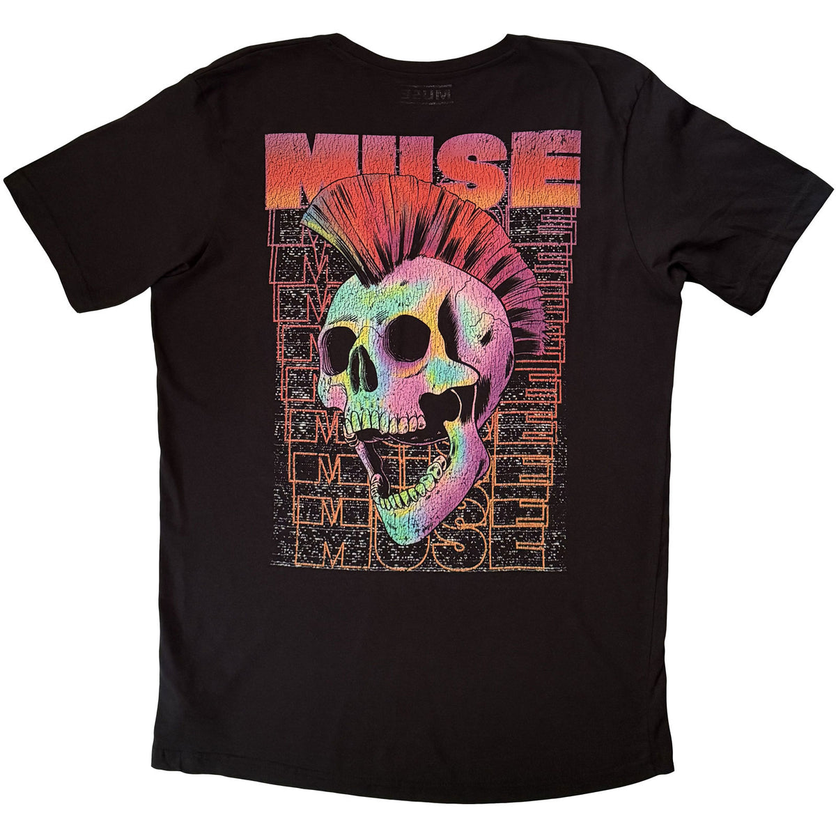 MUSE - PUNK SKULL - T-Shirt Black