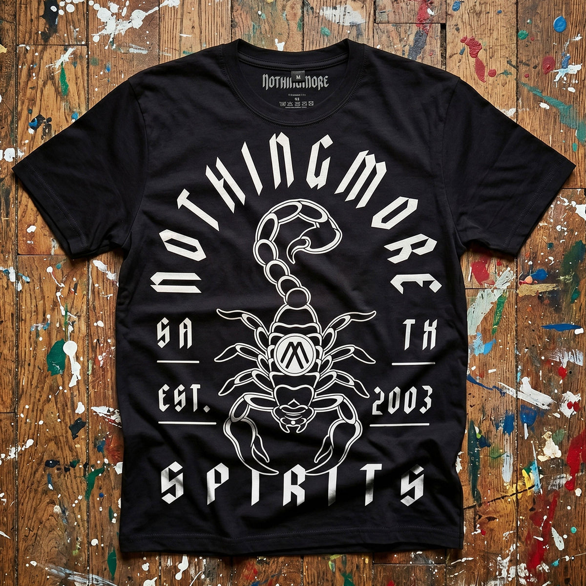 NOTHING MORE - SCORPION - Carbon T-Shirt Black