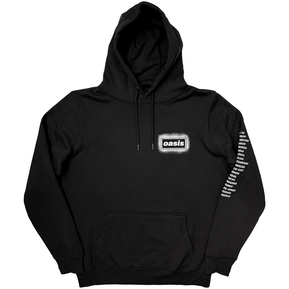 OASIS - SPRAY LIVE '25 WORLD TOUR - Pullover Hoodie Black