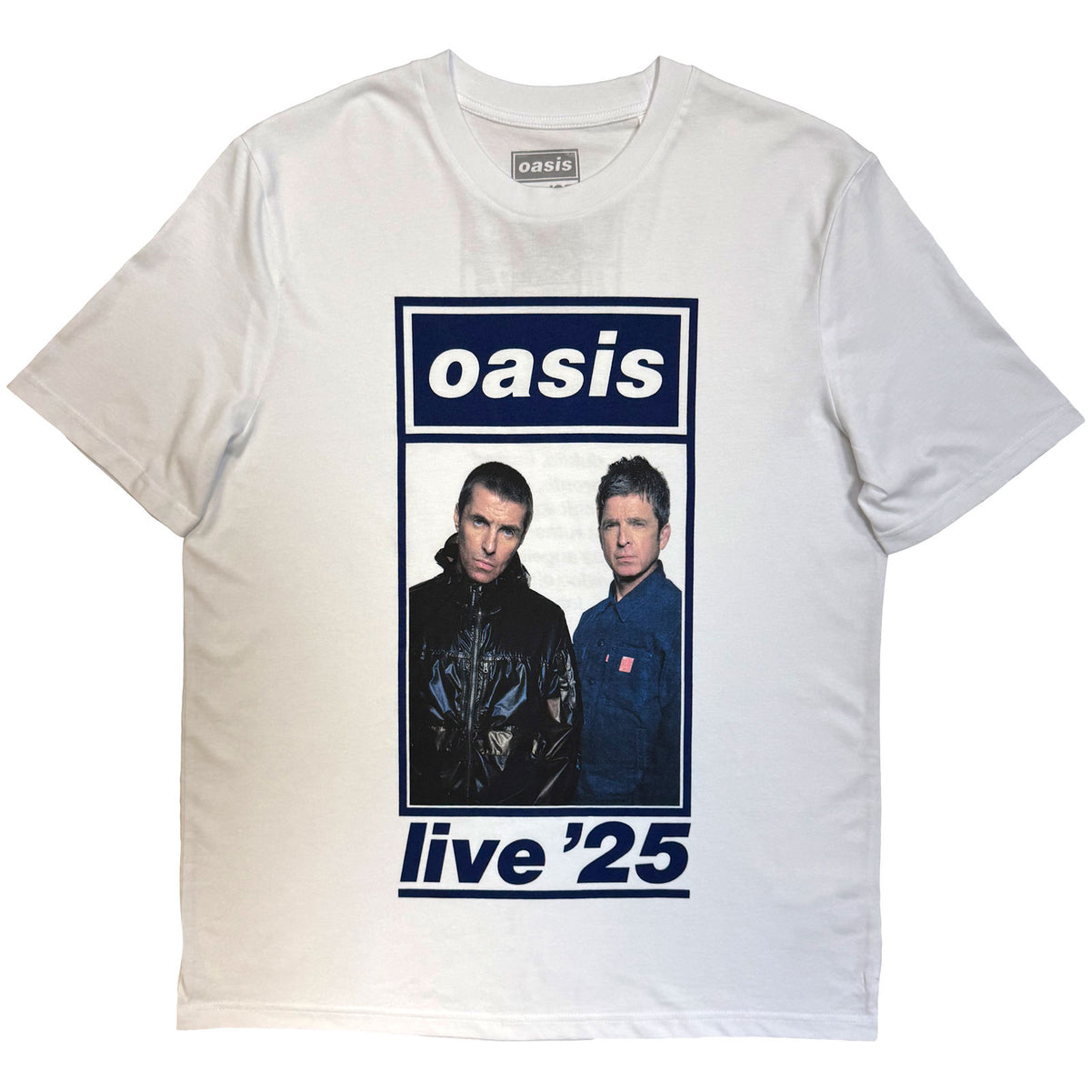 OASIS - COLOUR PHOTO LIVE '25 WORLD TOUR - T-Shirt White