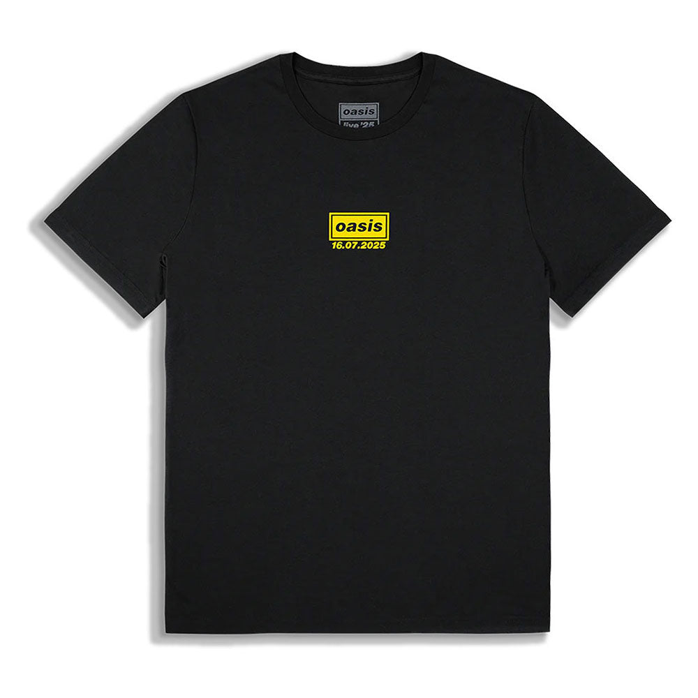 OASIS - MANCHESTER 16 JULY EVENT - T-Shirt Black