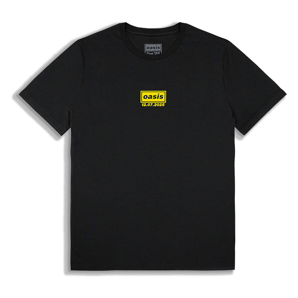 OASIS - MANCHESTER 12 JULY EVENT - T-Shirt Black