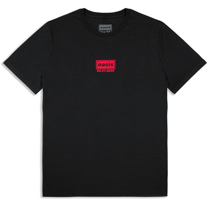 OASIS - CARDIFF 4TH JULY EVENT - T-Shirt Black