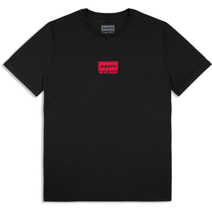 OASIS - CARDIFF 5 JULY EVENT - T-Shirt Black