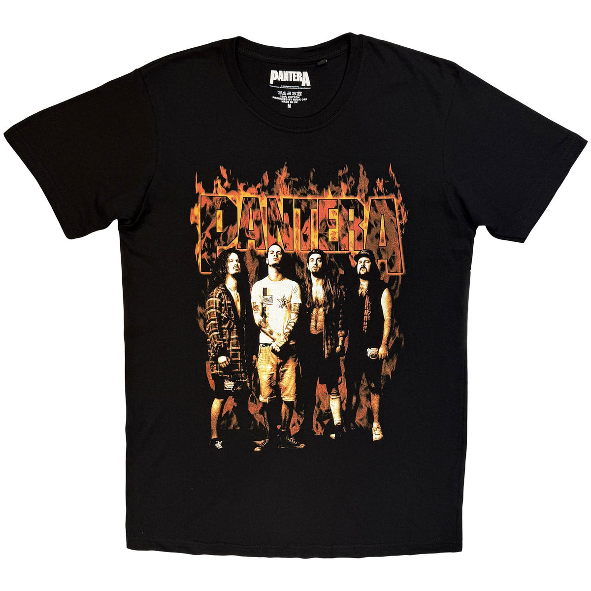 PANTERA - FLAMES - T-Shirt Black