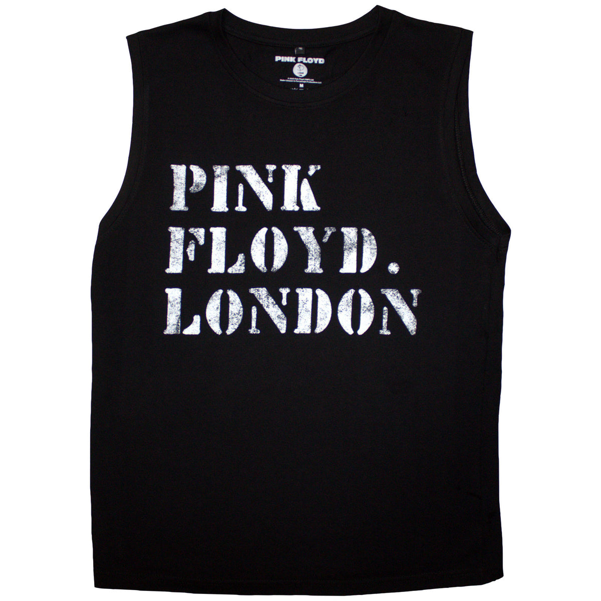 PINK FLOYD - STENCIL LOGO - Tank T-Shirt Black