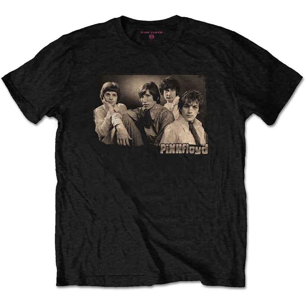 PINK FLOYD - SEPIA CRAVATS - T-Shirt Black