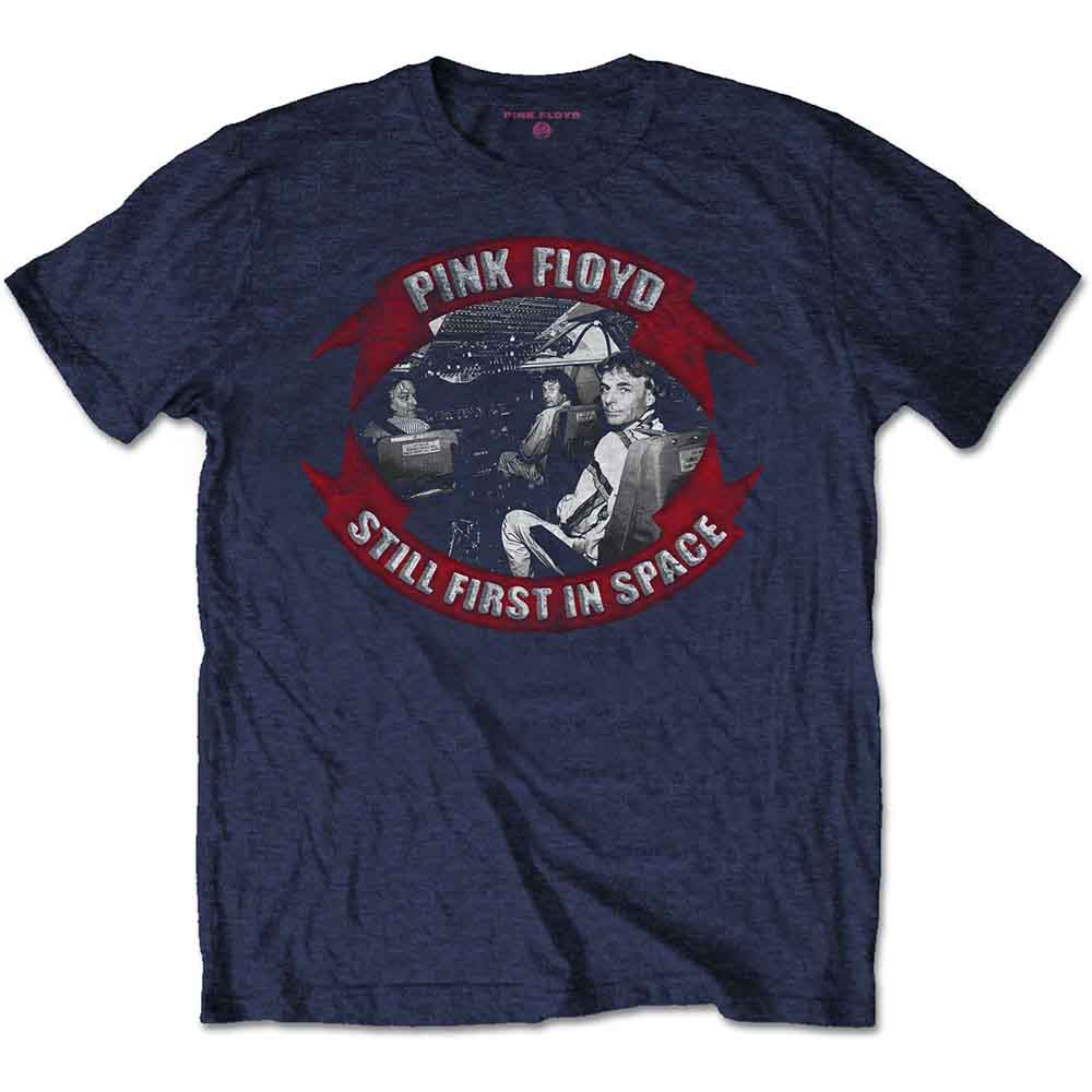 PINK FLOYD - FIRST IN SPACE VIGNETTE - T-Shirt Blue