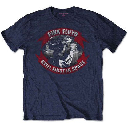 PINK FLOYD - FIRST IN SPACE VIGNETTE - T-Shirt Blue
